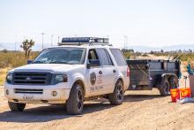 High Desert Keepers' truck and trailor 